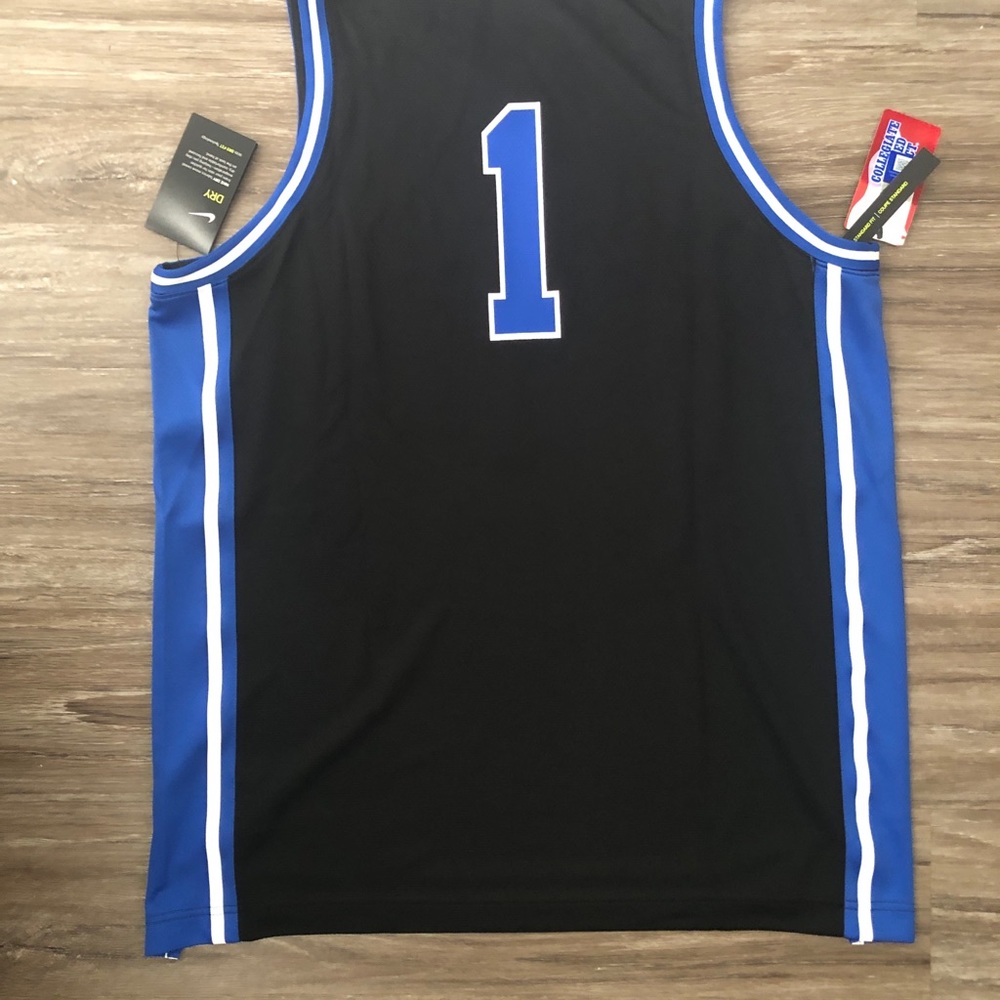Duke Blue Devils Nike Jersey Men's XL Black #1 - Picture 5 of 10